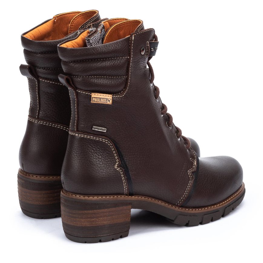 Women's Pikolinos SAN SEBASTIAN Ankle Boots Chocolate | NZ Q20A8Q3